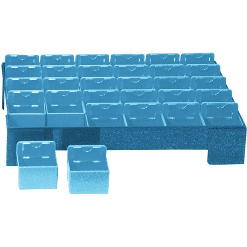 カラー散薬トレー30人用 ブルー KT−30