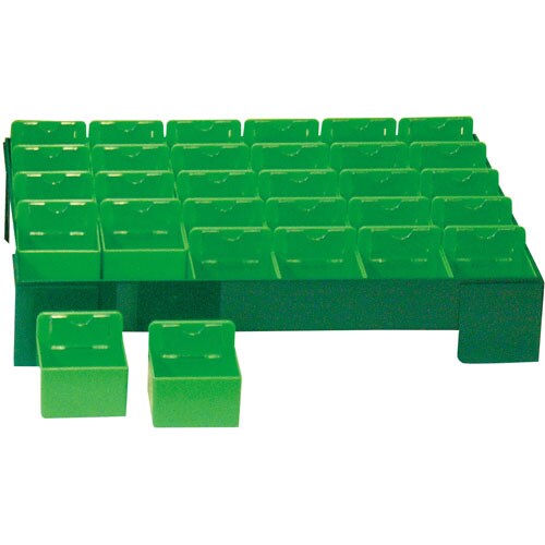 カラー散薬トレー30人用 グリーン KT−30