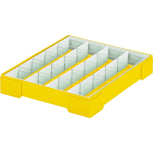 カラー散薬トレー20人用 イエロー 6112−03
