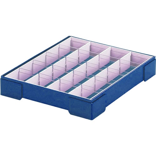 カラー散薬トレー20人用 ブルー 6112−04