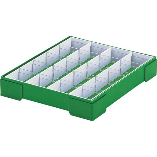 カラー散薬トレー20人用 グリーン 6112−05