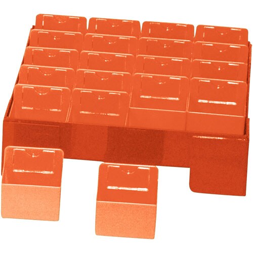 カラー散薬トレー20人用 オレンジ KT−20