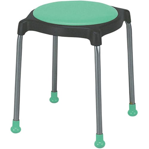 丸椅子 グリーン CUPPO−C