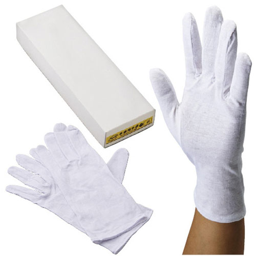 マツヨシ メリヤス手袋(マチ付) 長