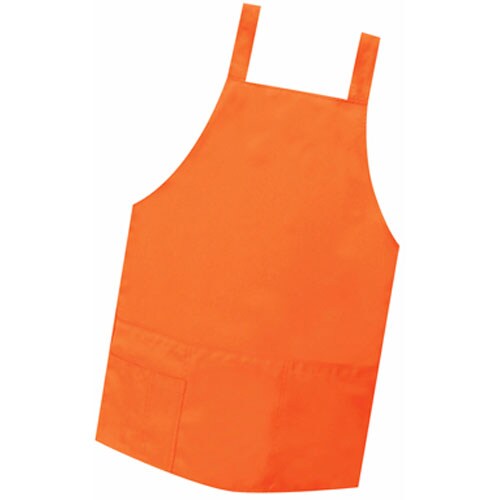 ショートエプロン フリー オレンジ