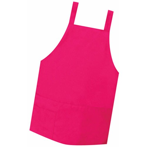 ショートエプロン フリー ピンク