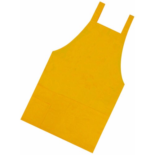 ショートエプロン フリー イエロー