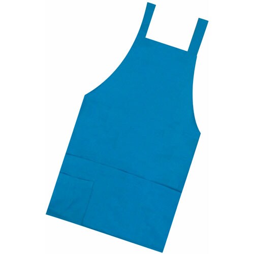 ショートエプロン フリー ターコイズ