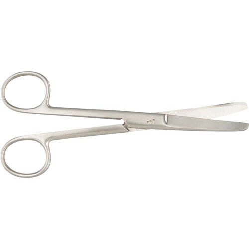 外科剪刀(左利き用) 両鈍・反型・ネジ止