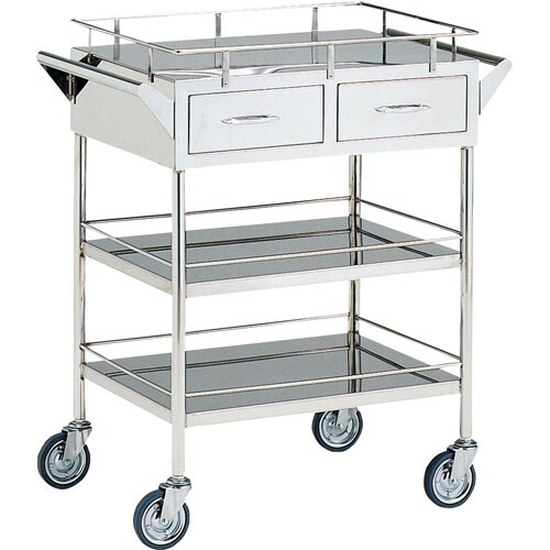 回診車 引出付3段 MY−1046