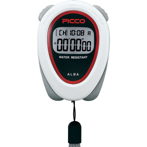 デジタルストップウォッチ ホワイト