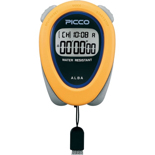 デジタルストップウォッチ イエロー