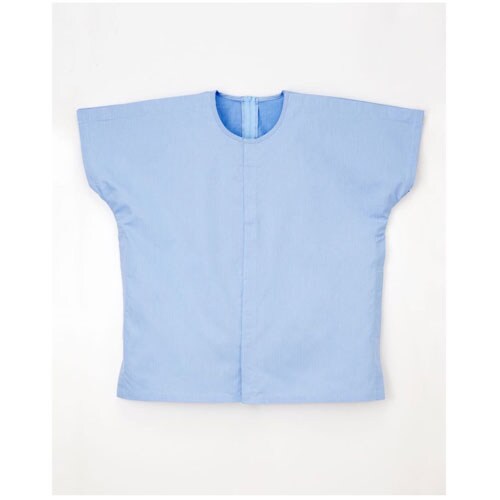 鍼灸上衣 L ブルー