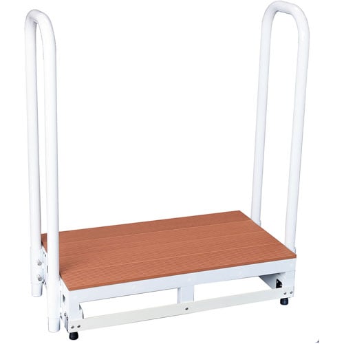 バリアフリー踏台 1段 手すり2本