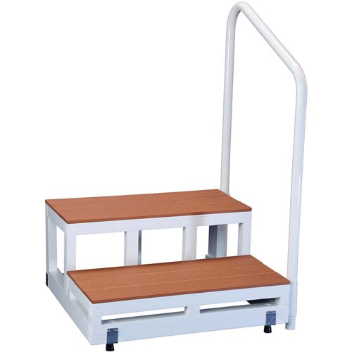 バリアフリー踏台 2段 手すり1本