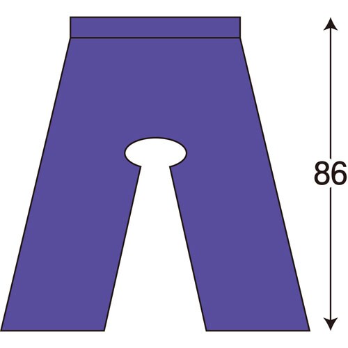 検査衣 パンツ 丈86cm