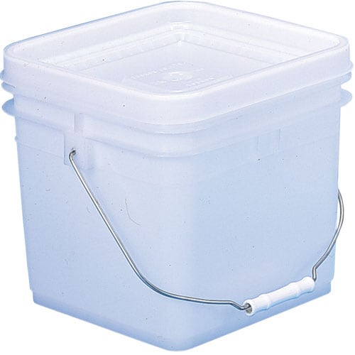 トスロン密閉容器 角型10L ナチュラル(透明)