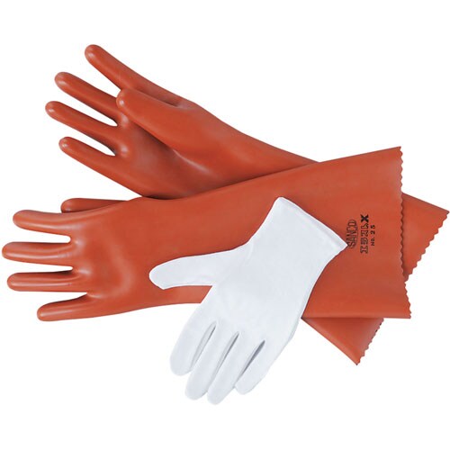 放射線防護用手袋 エラストX ブラウン EX−35