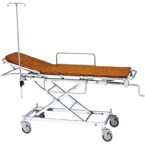 軽量ストレッチャー 背上げ機構付 トータルロック