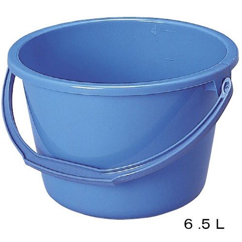 ポリバケツ 6.5L ブルー