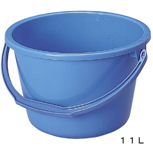 ポリバケツ 11L ブルー
