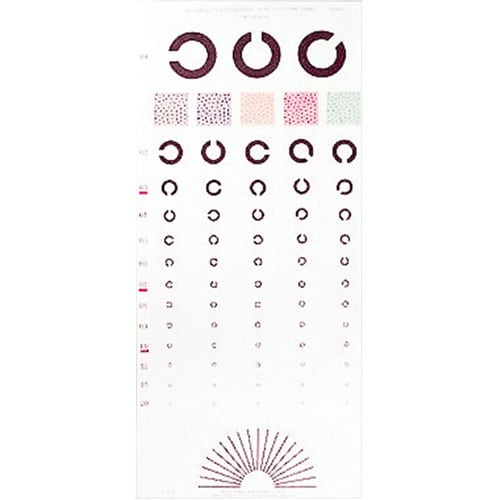 視力表 ランドルト氏(国際標準)5m