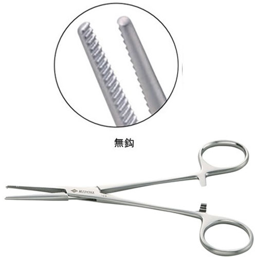 止血鉗子 コヘル氏 直型・無鈎 185mm