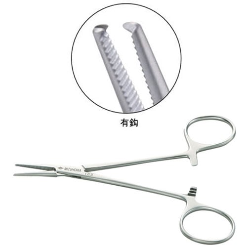 止血鉗子 モスキート氏 直型・有鈎