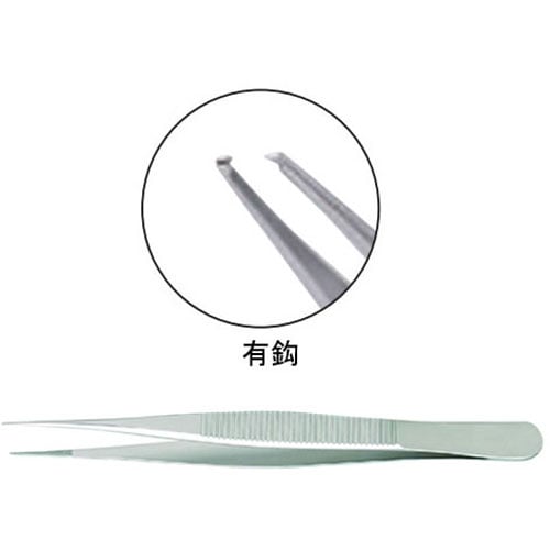 眼科ピンセット 有鈎