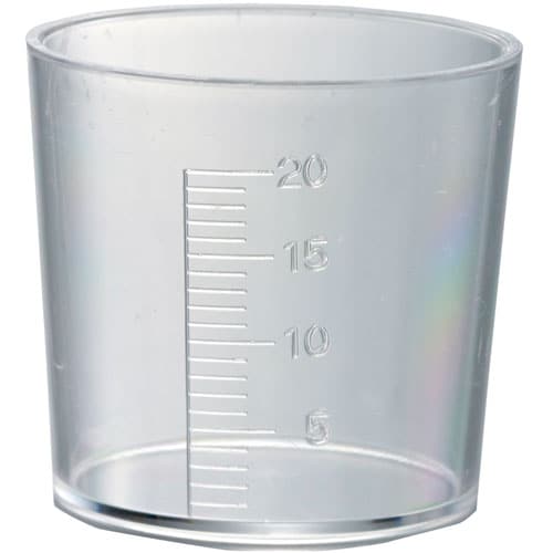 薬杯(スチロール製) 20cc
