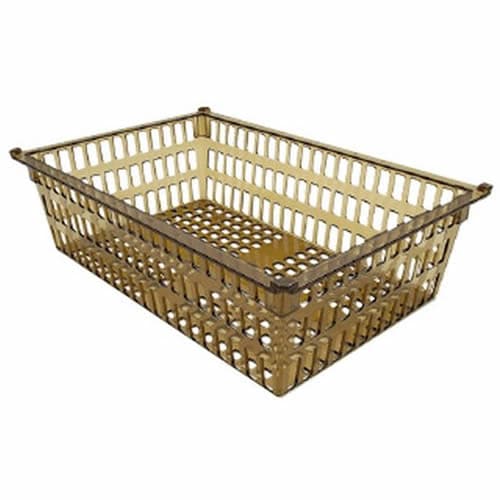 プラスチックバスケット アンバー