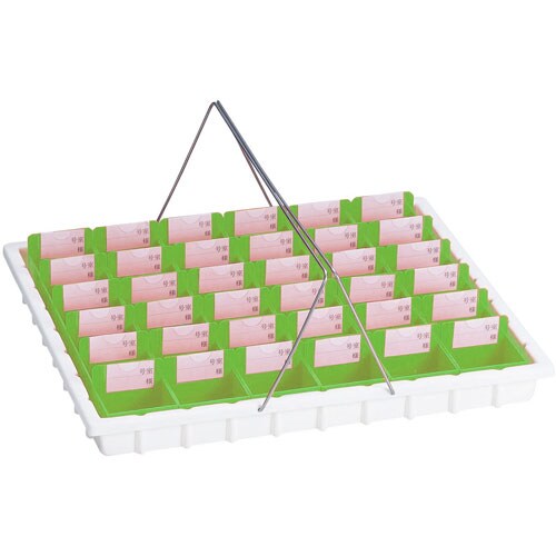 散薬トレー 36人用 《ケース》グリーン