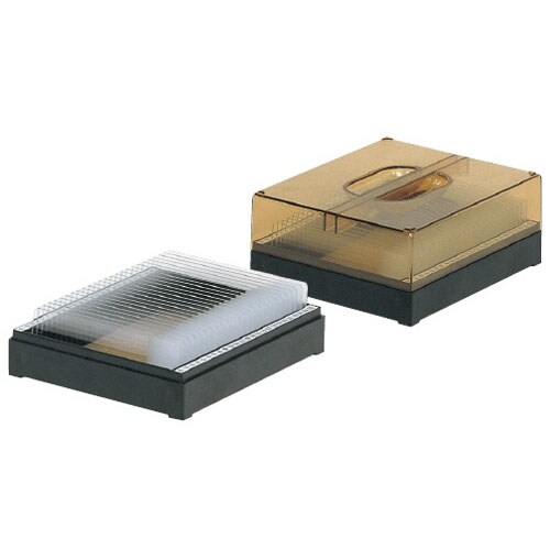 プレパラートグラスケース 25枚用・フタなし