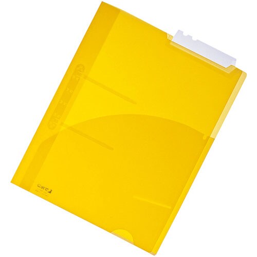 TDカルテフォルダーエニーヨコ保管用 黄