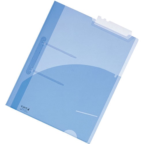 TDカルテフォルダーエニーヨコ保管用 青