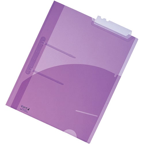 TDカルテフォルダーエニーヨコ保管用 紫