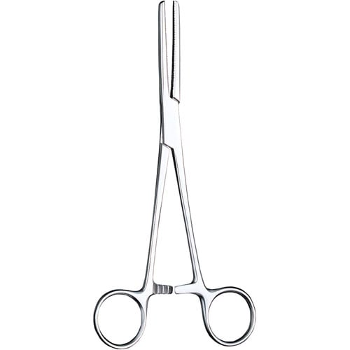 チューブ鉗子 BOXアヤ溝 160mm