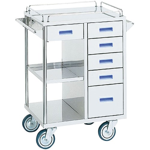 カラフル繃帯交換車 ブルー YL−BC1B