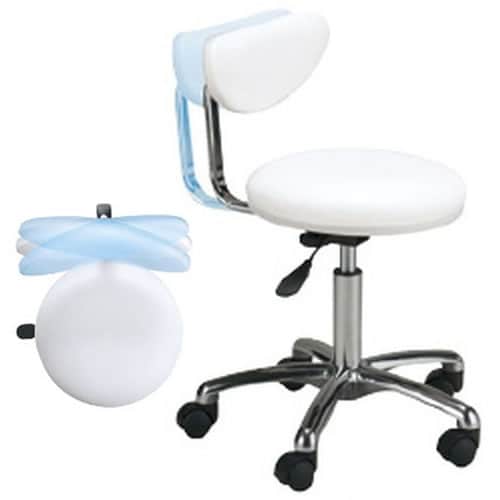 SNナースチェア(背もたれ付) SNCH003W