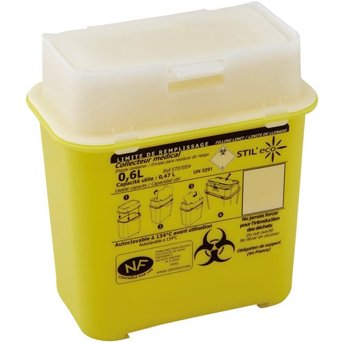 感染性廃棄物安全処理容器 0.6L