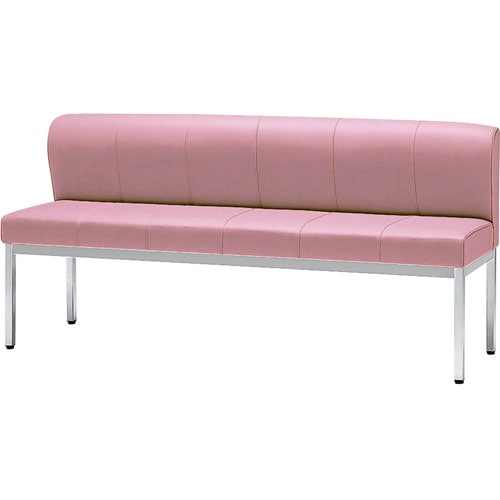 ロビーチェア Pピンク 幅1800 ZHB−18