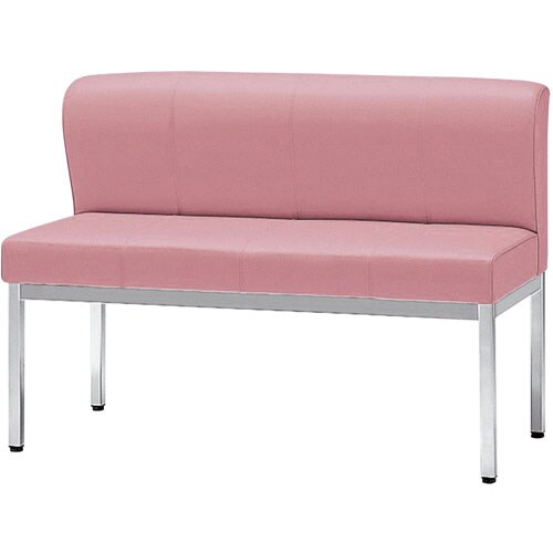 ロビーチェア Pピンク 幅1200 ZHB−12
