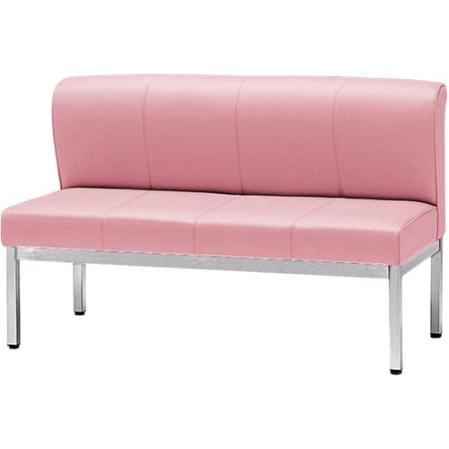 ロビーチェア Pピンク 幅1200 ZHN−12