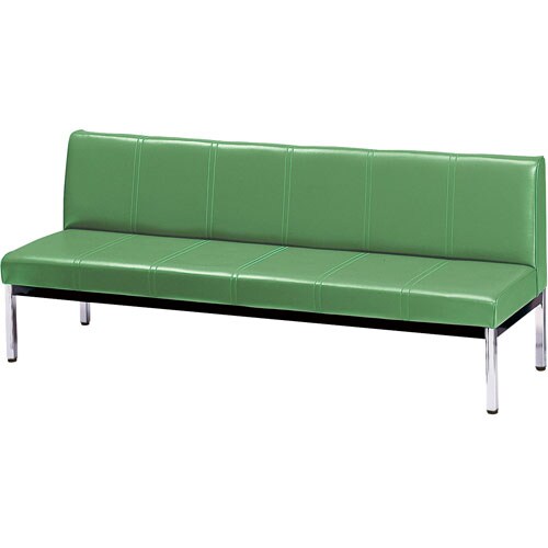 長イス 背付 フォレストグリーン IB−15A