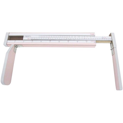 乳児用三ツ折型身長計 ピンク