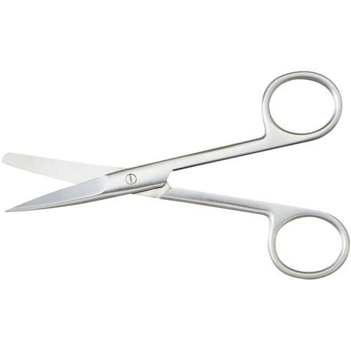 ストーマ用はさみ 左部尖型・弱弯