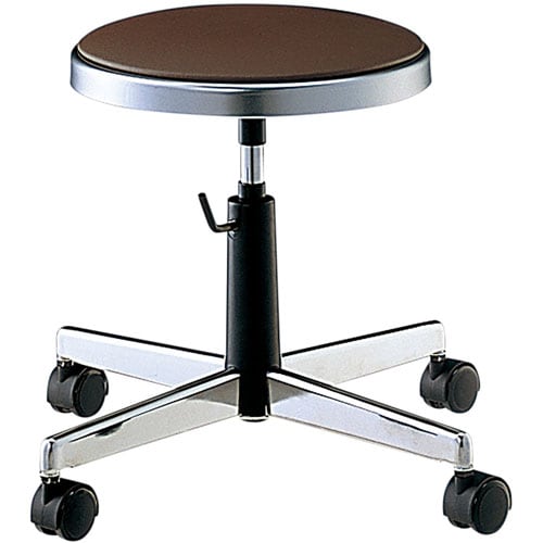 導電チェア 背なし ダークブラウン TD−E24