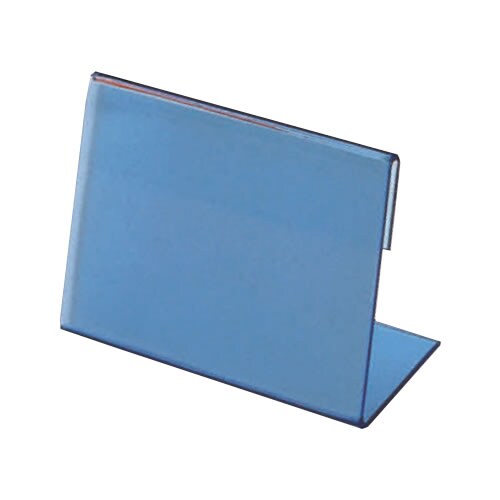 名札立 L型 ブルー