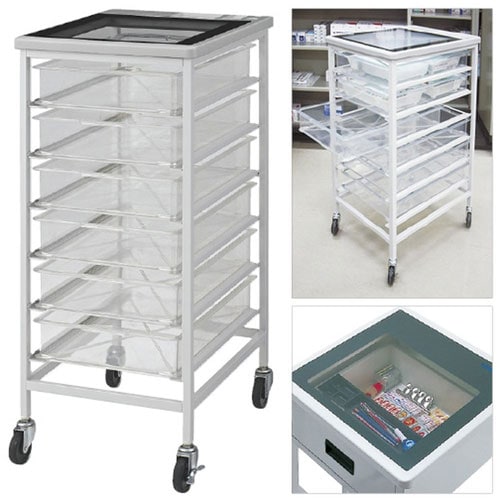 チェックテーブルカート