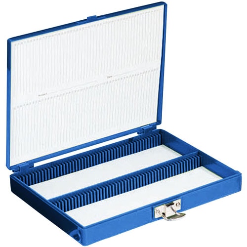 カラースライドボックス 100枚用 青